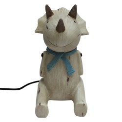 Φωτιστικό Wood Effect Cute Sitting Triceratops Φωτιστικό Wood Effect Cute Sitting Triceratops