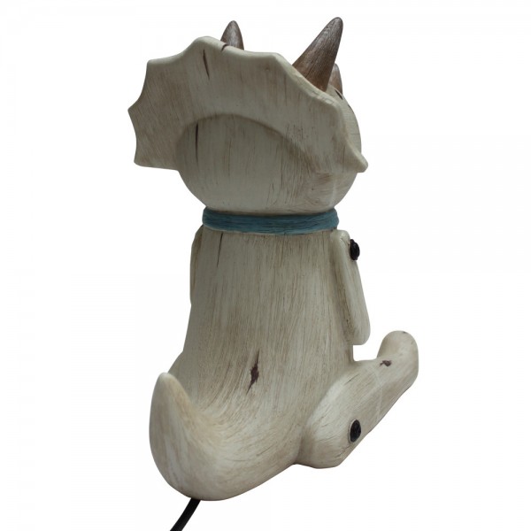 Φωτιστικό Wood Effect Cute Sitting Triceratops Φωτιστικό Wood Effect Cute Sitting Triceratops