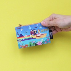 Μικρό πορτοφόλι Beatles με την απεικόνιση των Beatles Yellow Submarine 