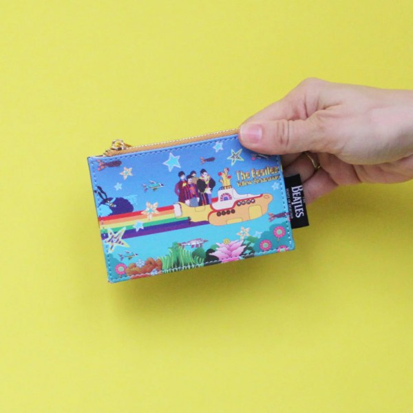 Μικρό πορτοφόλι Beatles με την απεικόνιση των Beatles Yellow Submarine 
