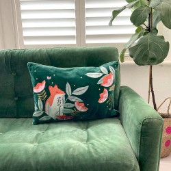 Secret Garden Velvet Fox Cushion Secret Garden Velvet Fox Cushion