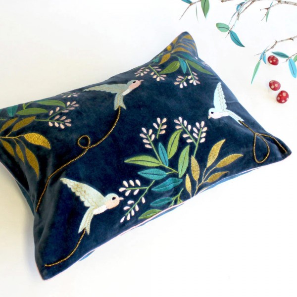 Μαξιλάρι Velvet Bird
