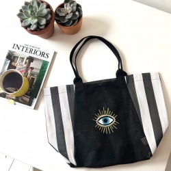 Τσάντα Shopper Glimmer Eye Τσάντα Shopper Glimmer Eye από ανακυκλωμένο είδος λινάτσας