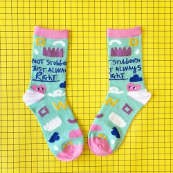 Small Talk Not Stubborn Socks
