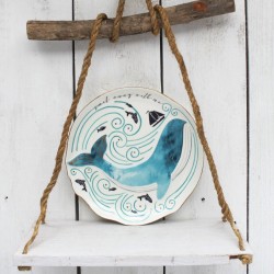 Πορσελάνινη Πιατέλα φάλαινα By The Sea Πιατέλα By The Sea Disaster Designs από πορσελάνη