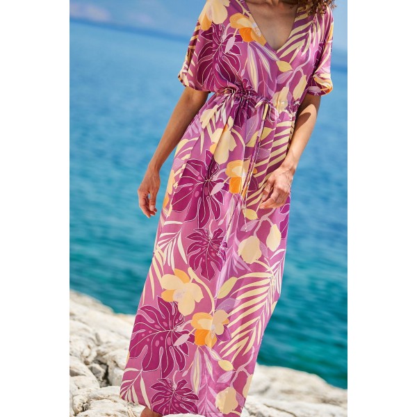 Maxi Καφτάνι KOKKOSAMMOU Peach Fuzz in Purple Maxi Καφτάνι KOKKOSAMMOU Peach Fuzz in Purple