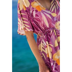 Maxi Καφτάνι KOKKOSAMMOU Peach Fuzz in Purple Maxi Καφτάνι KOKKOSAMMOU Peach Fuzz in Purple