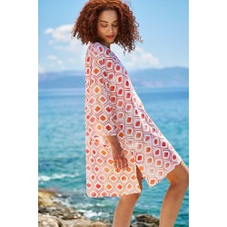 Κοντό Καφτάνι Boho KOKKOSAMMOU Morocco Κοντό Καφτάνι Boho KOKKOSAMMOU Morocco
