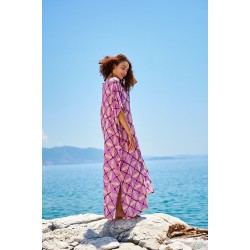 Maxi Flowy Καφτάνι KOKKOSAMMOU Corfu Maxi Flowy Καφτάνι KOKKOSAMMOU Corfu