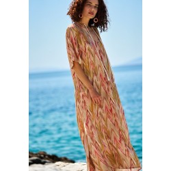 Maxi Flowy Καφτάνι KOKKOSAMMOU Antiparos Maxi Flowy Καφτάνι KOKKOSAMMOU Antiparos