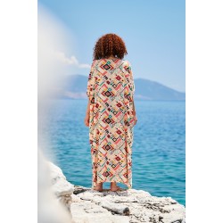 Maxi Flowy Καφτάνι KOKKOSAMMOU Mexico Maxi Flowy Καφτάνι KOKKOSAMMOU Mexico