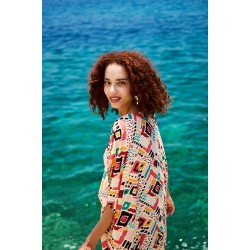 Maxi Flowy Καφτάνι KOKKOSAMMOU Mexico Maxi Flowy Καφτάνι KOKKOSAMMOU Mexico