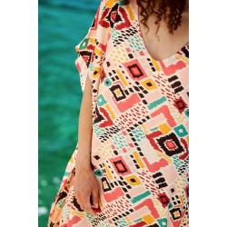 Maxi Flowy Καφτάνι KOKKOSAMMOU Mexico Maxi Flowy Καφτάνι KOKKOSAMMOU Mexico