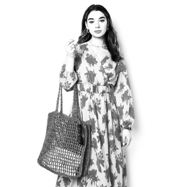 Τσάντα πλεκτή tote  Τσάντα πλεκτή tote ιδανική για ψώνια