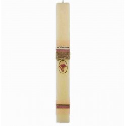 Women's Easter candle with dried flower Women's Easter candle with dried flower
