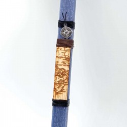 Easter candle for men with wooden map and compass - Wholesale Easter candle for men with wooden map and compass - Wholesale