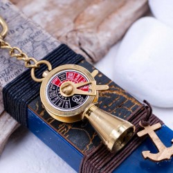 Λαμπάδα Μπρελόκ Ναυτικό Ταχ΄΄υμετρο - Toolittle Χονδρική Αρωματική λαμπάδα για άνδρες με μπρελόκ vintage ταχύμετρο πλοίου και ξύλινα στοιχεία