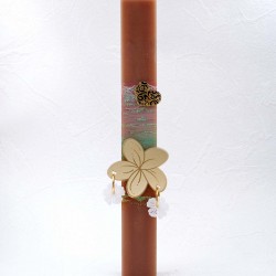 Flower Earrings Easter Candle Easter candle set with flower earrings and magnetic card