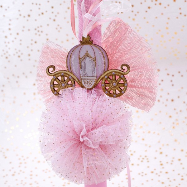 Girl's Easter Candle - Princess Carriage Girl's Easter Candle - Princess Carriage