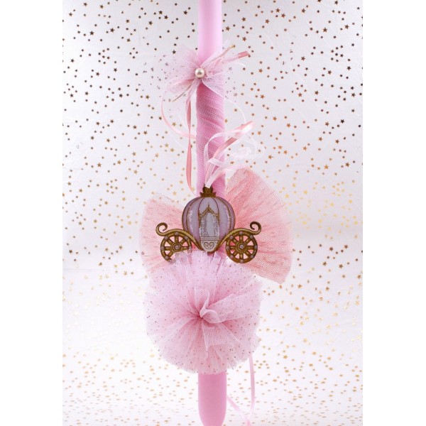 Girl's Easter Candle - Princess Carriage Girl's Easter Candle - Princess Carriage