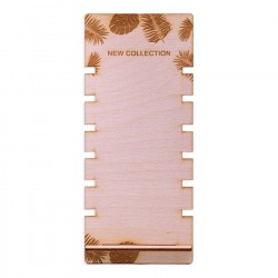 Wooden table-top display for macrame bracelets Wooden table-top display for macrame bracelets