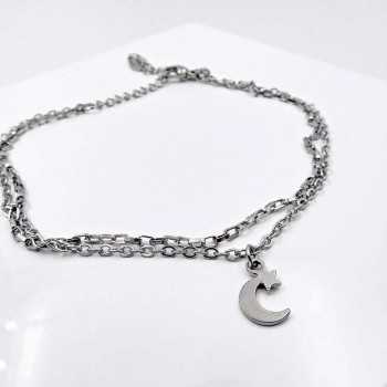 Αλυσίδα ποδιού ατσάλι Silver Staybright Αλυσίδα ποδιού ατσάλι Silver Staybright