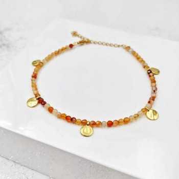 Αλυσίδα ποδιού Agate Crystal Αλυσίδα ποδιού Agate Crystal