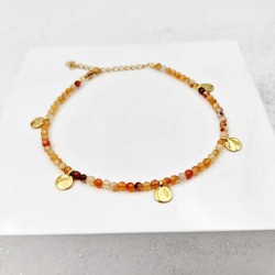Αλυσίδα ποδιού Agate Crystal Αλυσίδα ποδιού Agate Crystal
