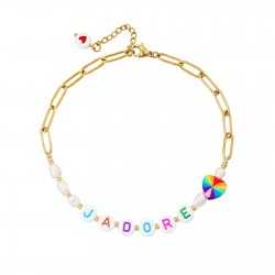 Αλυσίδα ποδιού ατσάλι Color Staybright Αλυσίδα ποδιού ατσάλι Color Staybright