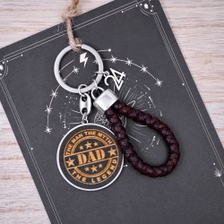 Handmade good luck key-chain for the truly legendary dad! The perfect gift for Father's Day, or dad's birthday. Good luck Keychain Legendary Dad
