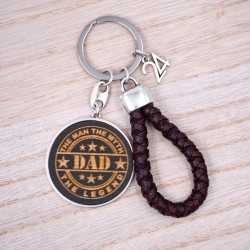 Handmade good luck key-chain for the truly legendary dad! The perfect gift for Father's Day, or dad's birthday. Good luck Keychain Legendary Dad
