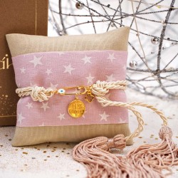 Handmade lucky cushion charm for Newborn baby-girl