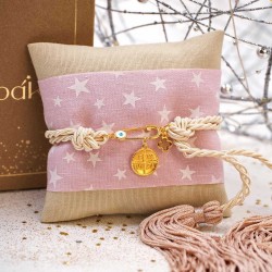 Handmade lucky cushion charm for Newborn baby-girl