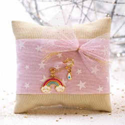 Handmade lucky cushion charm for Newborn baby-girl Handmade lucky cushion charm for Newborn baby-girl