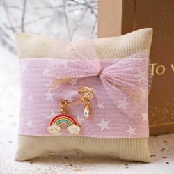 Handmade lucky cushion charm for Newborn baby-girl Handmade lucky cushion charm for Newborn baby-girl