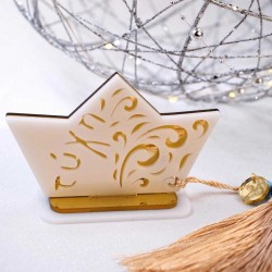 Επιτραπέζιο γούρι καράβι Χειροποίητο επιτραπέζιο γούρι καράβι από πλέξιγκλας