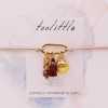 Handmade macrame bracelet with gold-plated parts and decorative card Handmade macrame bracelet with gold-plated parts and decorative card