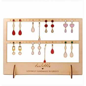 Σετ σκουλαρίκια Lovely Drops and Hearts Σετ σκουλαρίκια Lovely Drops and Hearts