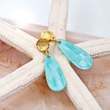 Σκουλαρίκια Island Resin Drops