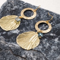 Gold-plated Earrings Handmade gold-plated earrings