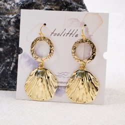 Gold-plated Earrings Handmade gold-plated earrings