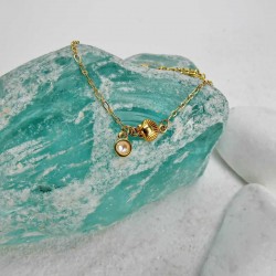 Αλυσίδα Ποδιού Gold Shell