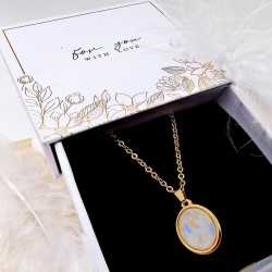 Swarovski Crystal Steel Necklace