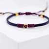 Leather bracelet with Swarovski crystal Leather bracelet with Swarovski crystal in gold-plating