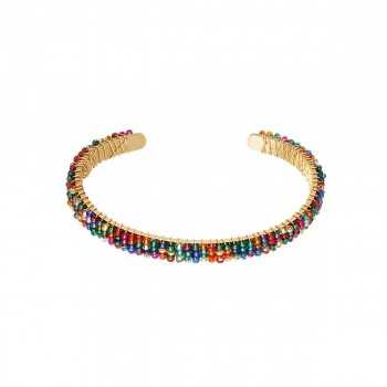 Βραχιόλι χειροπέδα Colorful beads Βραχιόλι χειροπέδα Colorful beads