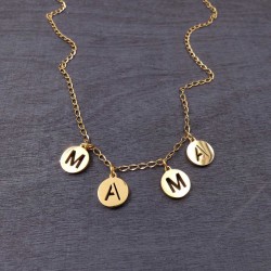 Κολιέ "MAMA" από Ανοξείδωτο Ατσάλι Κολιέ "MAMA" από Ανοξείδωτο Ατσάλι
