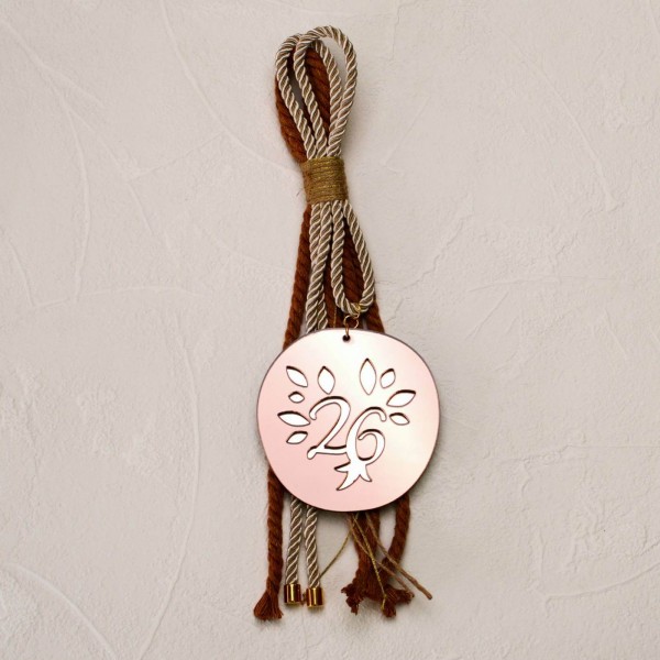 Handmade 2026 Hanging Lucky Charm with Abstract Tree of Life Handmade 2026 Hanging Lucky Charm with Abstract Tree of Life