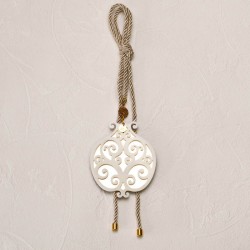 Handmade 2026 Hanging Lucky Charm with Plexiglass Pomegranate Handmade 2026 Hanging Lucky Charm with Plexiglass Pomegranate