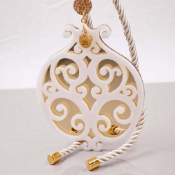 Handmade 2026 Hanging Lucky Charm with Plexiglass Pomegranate Handmade 2026 Hanging Lucky Charm with Plexiglass Pomegranate