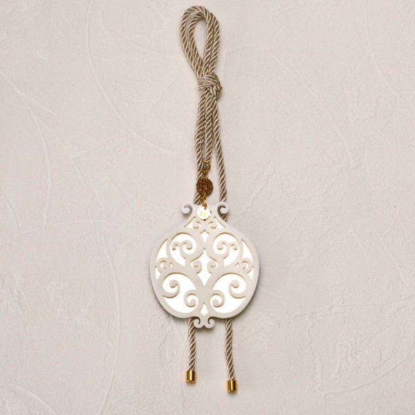Handmade 2026 Hanging Lucky Charm with Plexiglass Pomegranate Handmade 2026 Hanging Lucky Charm with Plexiglass Pomegranate